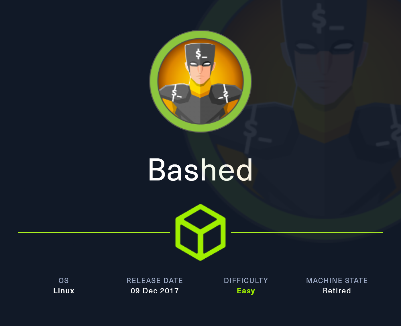 bashed